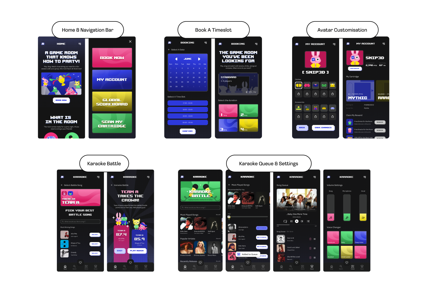 Final WebApp interface